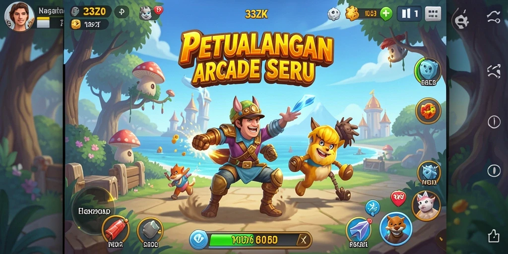 Screenshot gameplay <strong>33ZK</strong> dengan tampilan grafis menarik dan aksi cepat.
