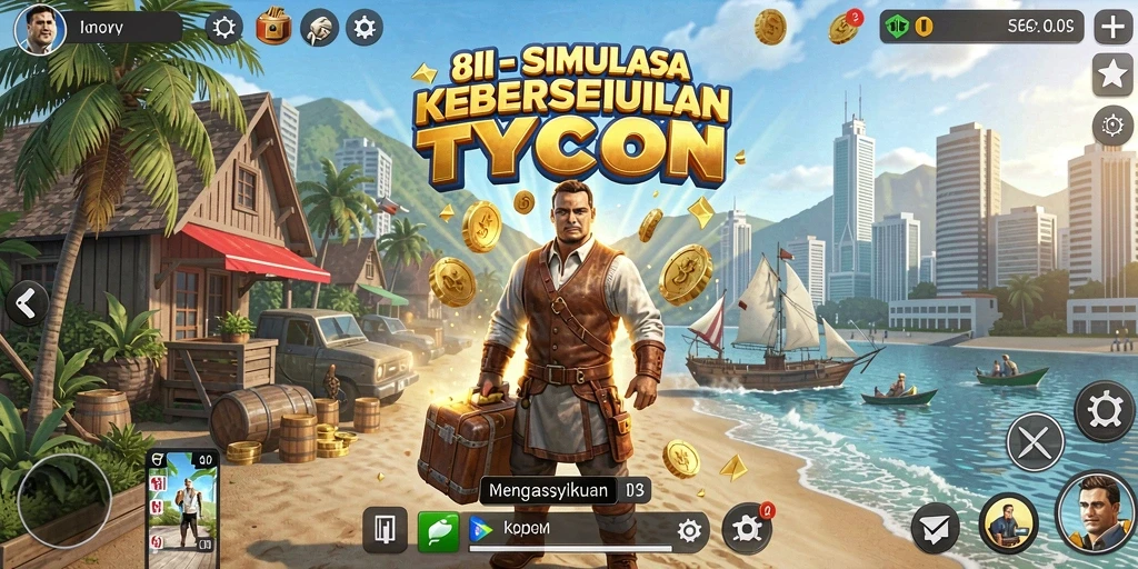 Gambaran menarik dari gameplay 8II yang penuh tantangan Tycoon.