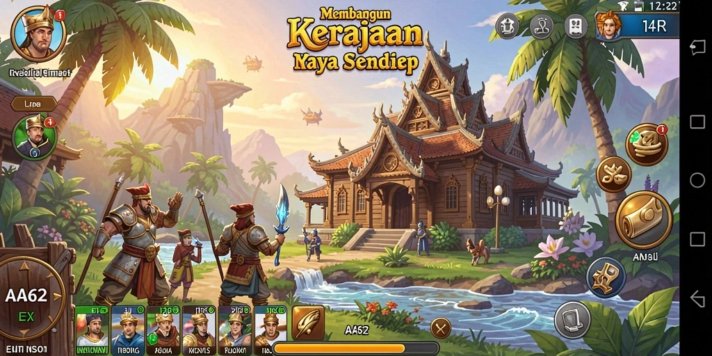 Gameplay menarik dari AA62 dengan berbagai strategi SLG.
