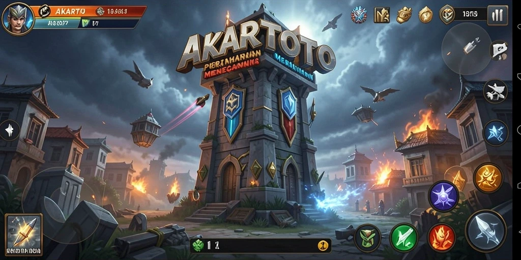 Tampilan gameplay Tower Defense yang menegangkan dan strategis.