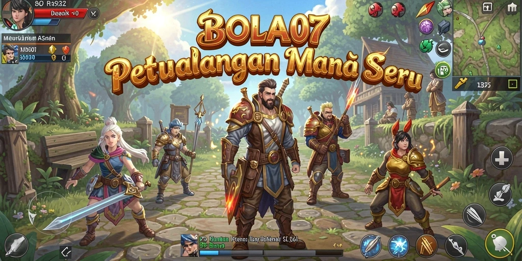 Tampilan gameplay RPG yang penuh aksi dan strategi.