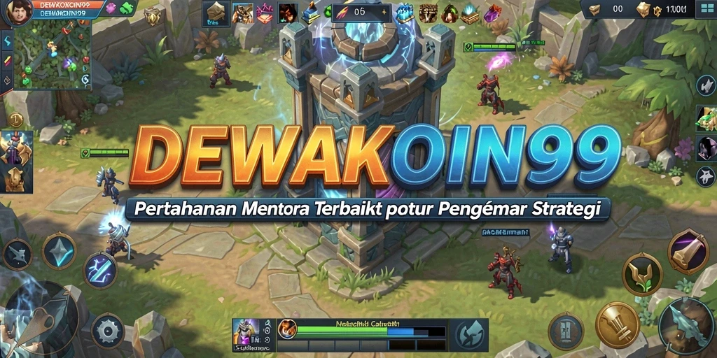 Gameplay seru DEWAKOIN99 dalam pertahanan menara.