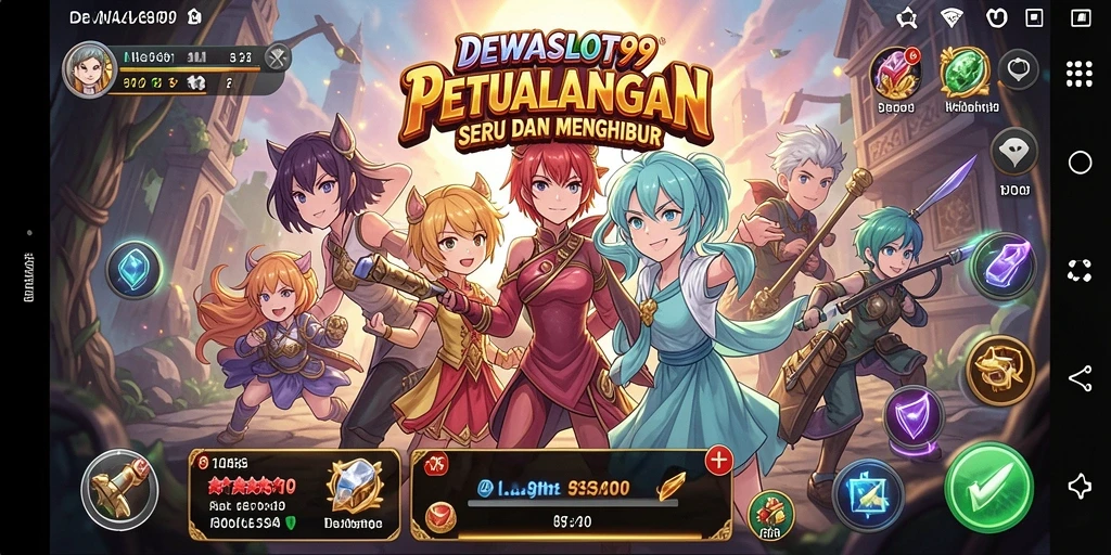 Tampilan gameplay menarik dari DEWASLOT99 dengan karakter Anime menawan.