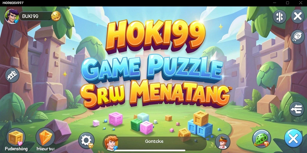 Gambaran gameplay seru HOKI99 dengan tantangan Puzzle.