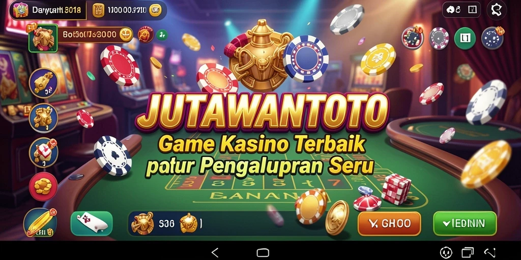 Tampilan UI gameplay JUTAWANTOTO yang menarik dan interaktif.