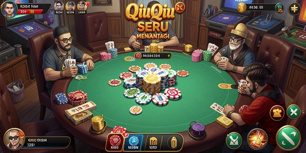 Tampilan screenshot K234 dengan gameplay QiuQiu yang mendebarkan.