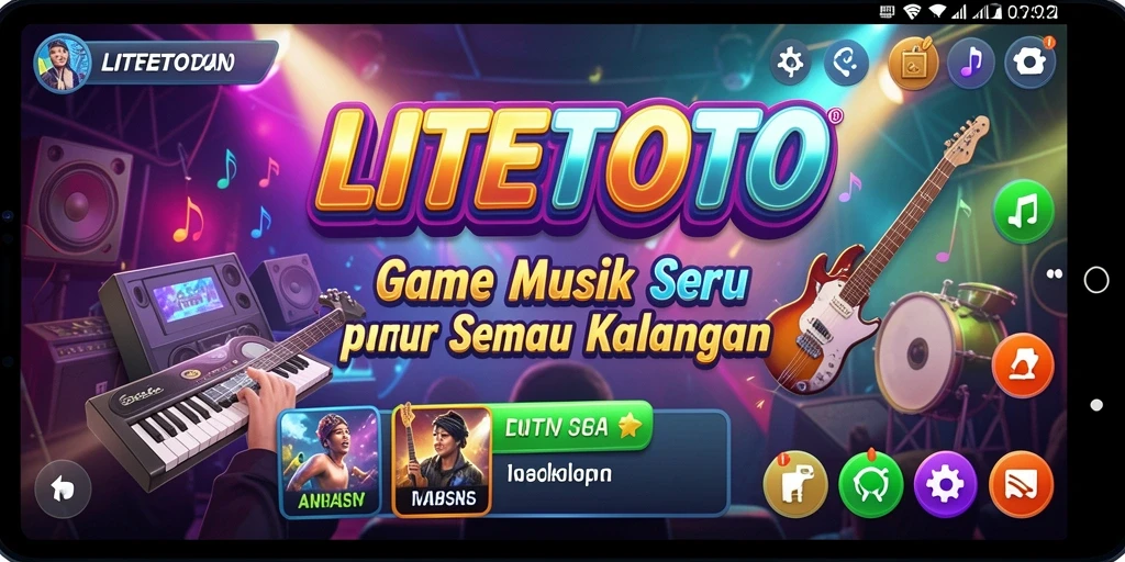 Tampilan gameplay LITETOTO yang seru dan interaktif.