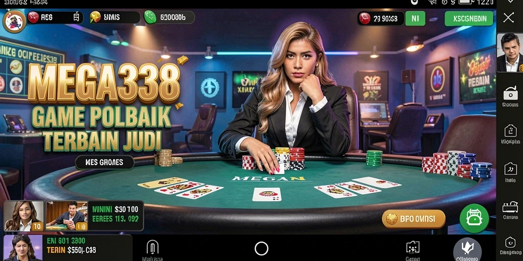 Tampilan seru gameplay Poker di MEGA338 yang mengasyikkan.