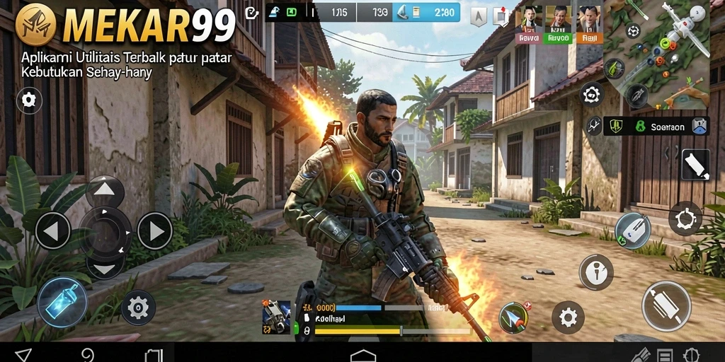 Tampilan antarmuka pengguna MEKAR99 yang mudah dan efisien.