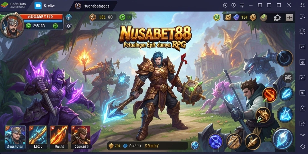 Gameplay RPG yang mendebarkan dan penuh aksi di NUSABET88.