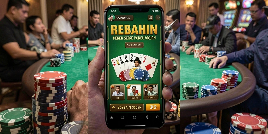 Gameplay REBAHIN yang menarik dengan suasana penuh kompetisi.