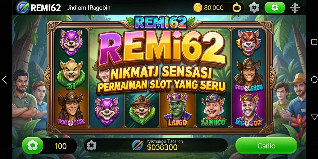 Tampilan gameplay <strong>REMI62</strong> yang menampilkan slot mengasyikkan.
