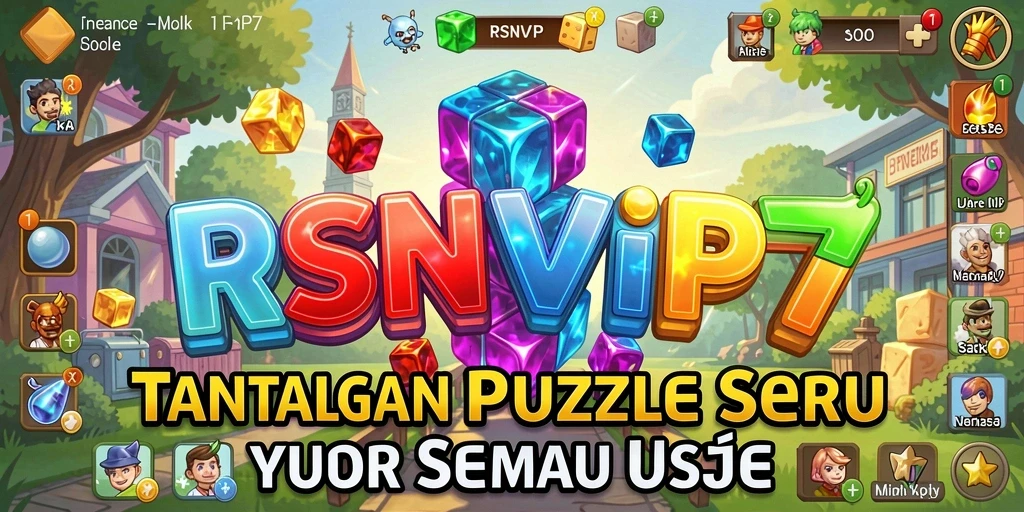 Tampilan gameplay menarik dari RSNVIP7 saat menyelesaikan puzzle.
