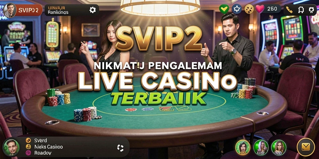 Screenshot gameplay Live Casino SVIP2 yang menarik dan interaktif.
