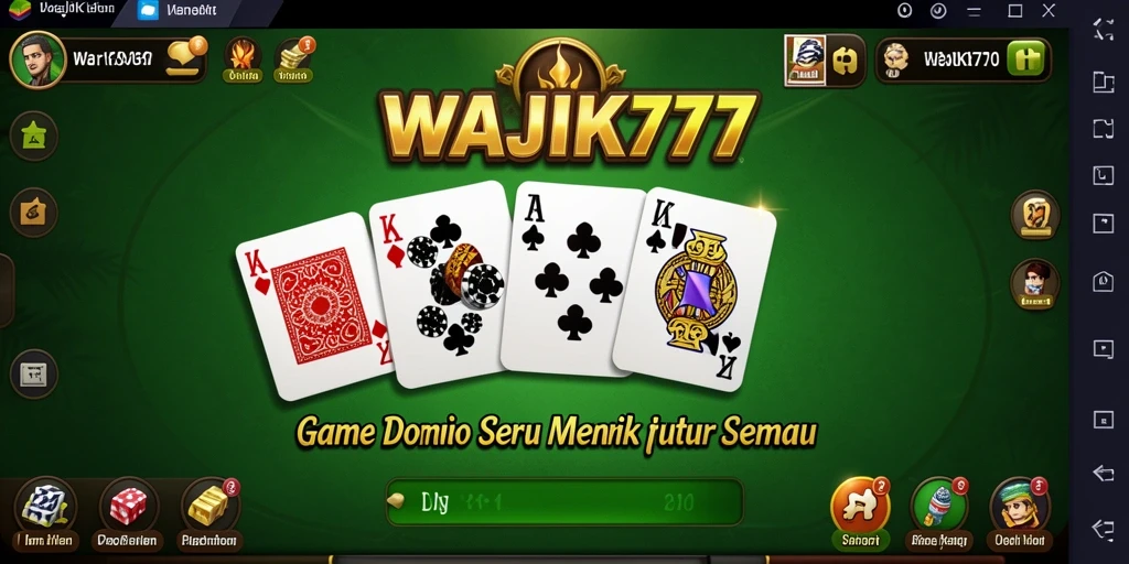 Tangkapan layar gameplay WAJIK777 memperlihatkan suasana bermain Domino yang menyenangkan.