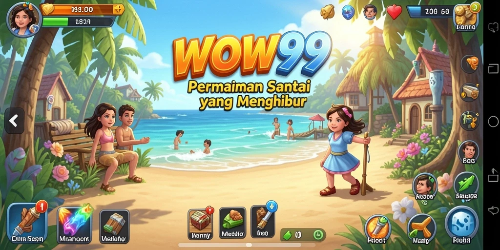 Screenshot gameplay WOW99 yang seru dan menghibur.